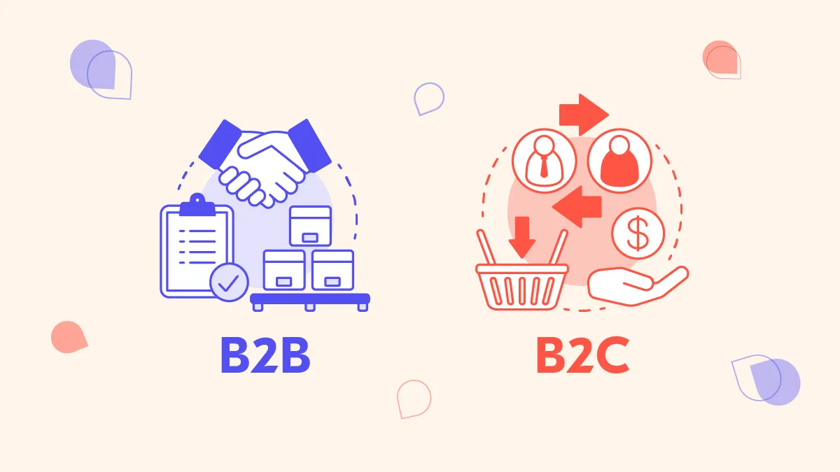 مقایسه اصطلاحات فروش B2B با B2c